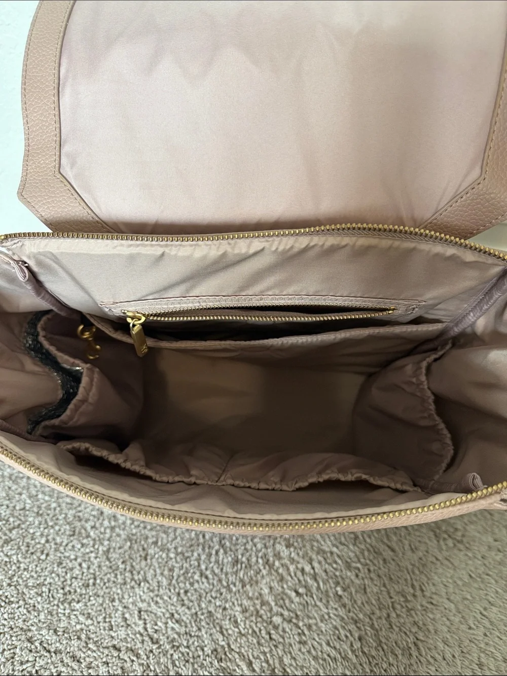 Freshly Picked Dusty Rose Faux Leather Backpack